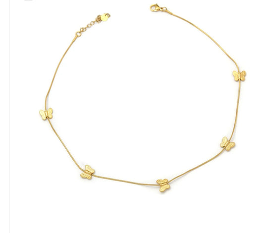 Collar mariposas